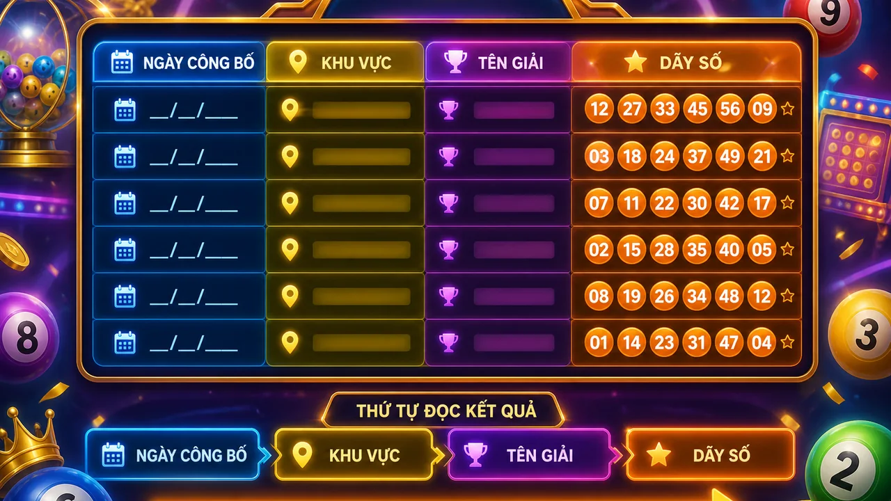 Đọc bảng xổ số dễ hơn: hướng dẫn đọc bảng kết quả xổ số cho người mới f168